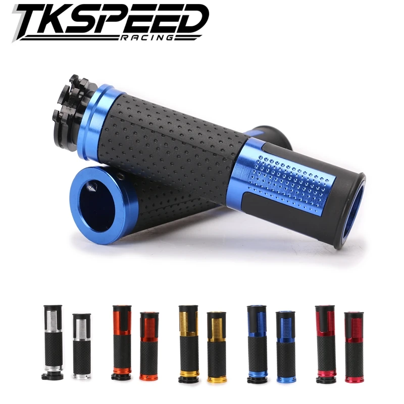 

Universal CNC Gold 7/8'' Motorcycle Handlebar Grips inch 22mm For Honda Suzuki Yamaha Kawasaki Ends Free shipping