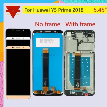 

10Pcs/lot For Huawei Y5 Prime 2018 DRA-L02 DRA-L22 DRA-LX2 LCD Display Touch Screen Assembly With Frame Y5 2018 LCD Digitizer
