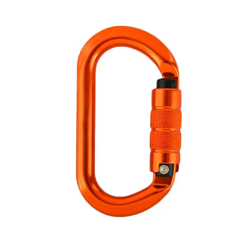 Goedkoop Model O Vorm Automatische Lock Outdoor Rotsklimmen Karabijnhaak Veiligheid Main Lock Knop Quick Opknoping Lockset Apparatuur