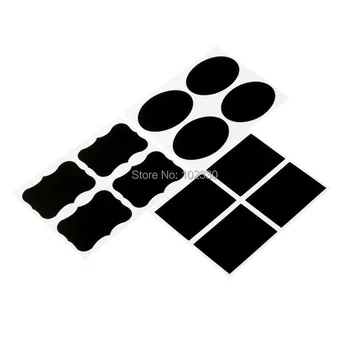 

100Sets 36Pcs/Set PVC Blackboard Sticker Kitchen Craft Stickers for Jar Organizer Can Labels Chalkboard Home Decor