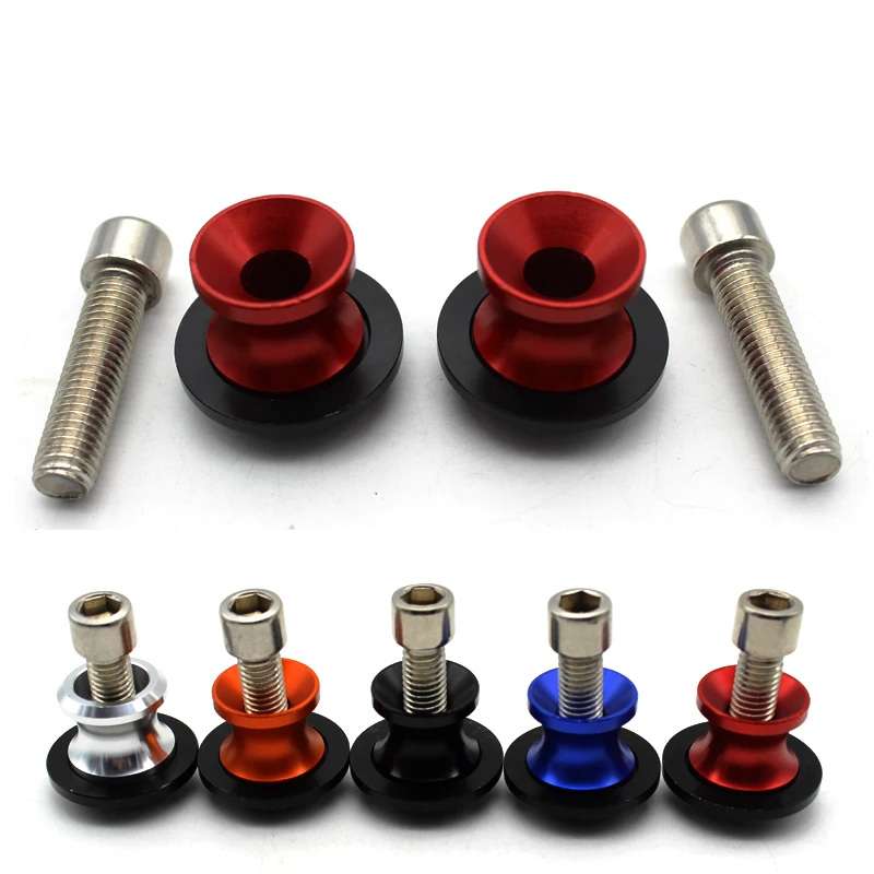 Nuoxintr High-quality aluminum motorcycle CNC bracket Bolt fixed 10mm screw slider for KAWASAKI ER6N Z750 Z750R Z250 Z1000