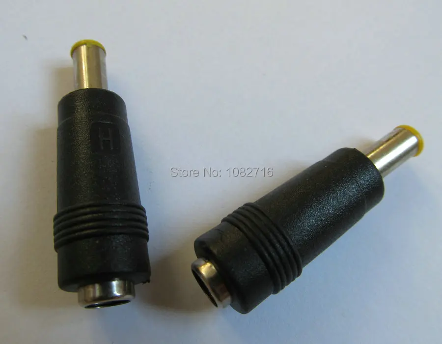 DC 5.5mm x2.1mm Female to 5.0 x3.0mm Male Power Adapter Plug for Samsung Laptop