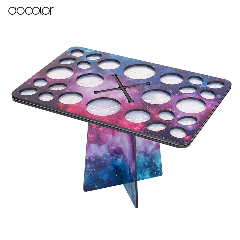 

Docolor New Stars Makeup Brushes Holder Collapsible Drying Make Up Brush Stand Cosmetic Tool