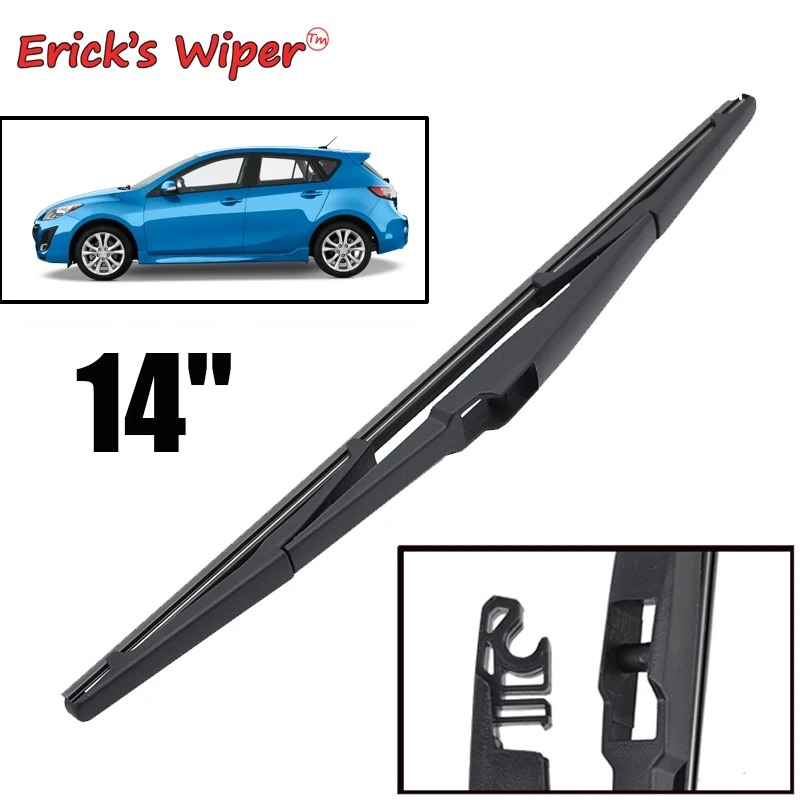

Erick's Wiper 14" Rear Wiper Blade For Mazda 3 BL 2009 - 2013 Windshield Windscreen Rear Window