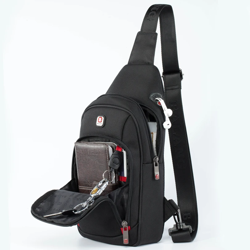 BALANG большой емкости водонепроницаемый нагрудный пакет для Ipad на молнии сумка-мессенджер Мужская Высокое качество сумки на плечо унисекс сумка через плечо