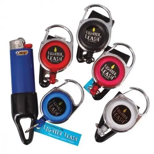 30X Premium Lighter Leash Pull Out Clip Retractable for Bic or Similar
