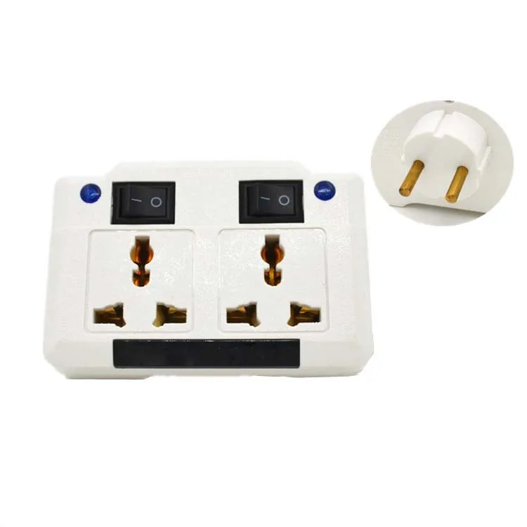New independent switch Germany socket Splitter 1 jacks 1 way outlet extend plug socket UK/US/EU/AU to Germany converter