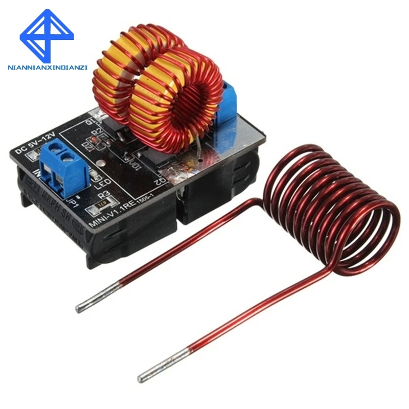 

5-12V ZVS Low Voltage Induction Heating Power Supply Module induction heating power supply with Coil