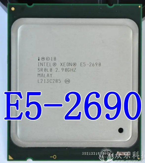 Процессор Intel Xeon E5-2690 E5 2690 Восьмиядерный процессор 2,9G сrol0 C2 LGA2011 cpu