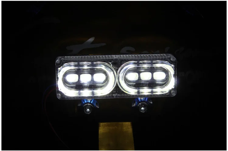 1 шт. led мотоцикл номерной знак светильник проблесковая drl Дневной мигает Лампа