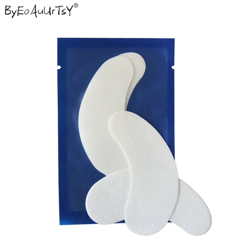 50 Pairslot Eye Pads Eyelash Extension Paper Patches Lint-free Eye Tips Sticker Wraps Make Up Tools Eyelash Tweezers Helper (3)