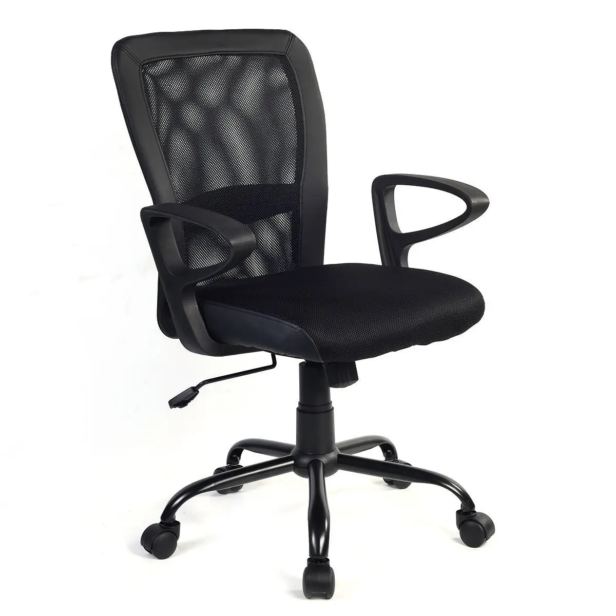 

Giantex Modern Ergonomic Mesh Medium Back Office Chair Swivel Executive Computer Desk Task Chairs Office Furniture HW56131