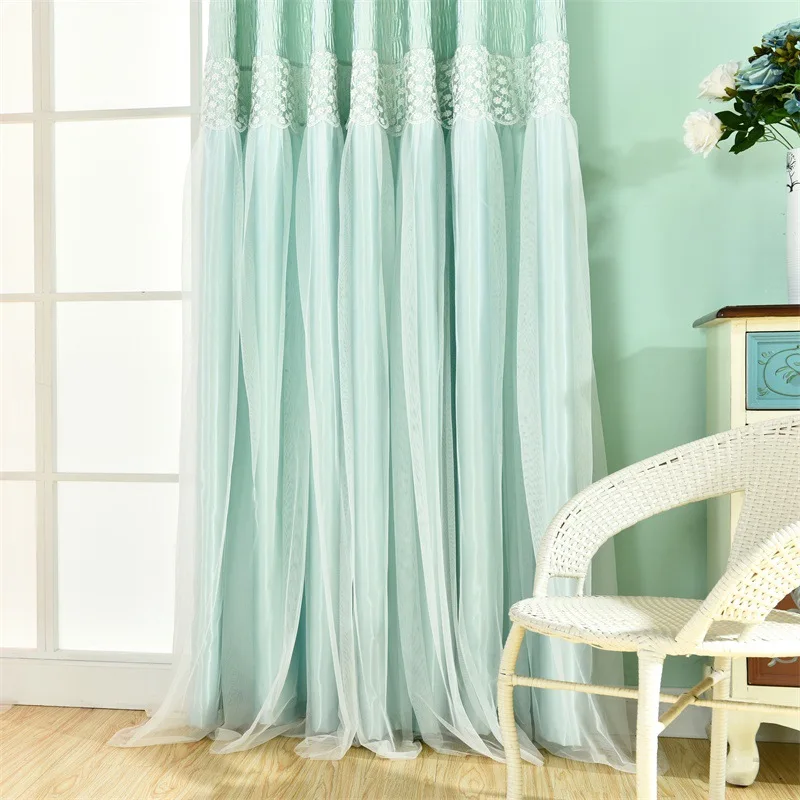 

New Sweet Curtains for Kid's Bedroom Children Sheer Korean Curtains for Living Room Window Screening Roman Blinds Woman Curtain