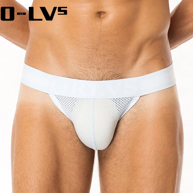 C мужское Сетчатое нижнее белье ORLVS jockstrap сексуальное мужские стринги Homme Tanga OR488| |