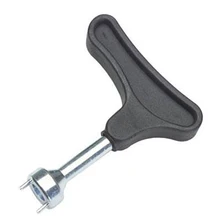 Gearless Type Plastic Handle Golf Shoes Spike Wrench with Long Pegs