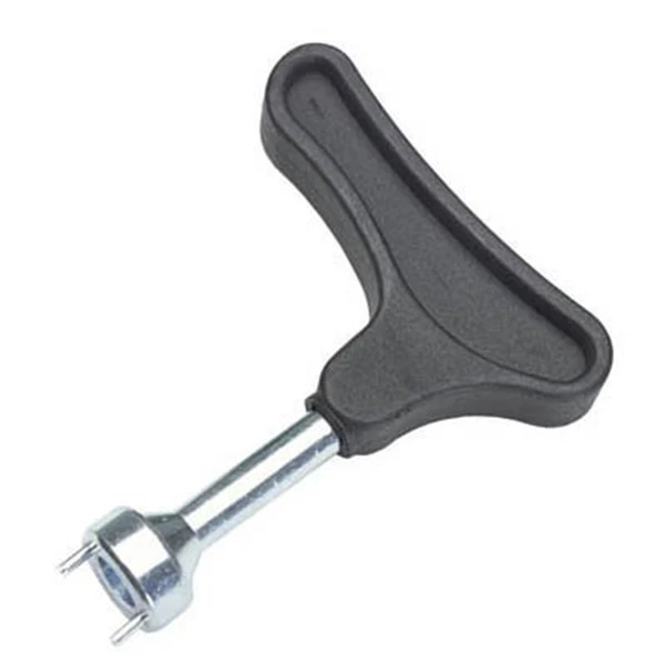 

Gearless Type Plastic Handle Golf Shoes Spike Wrench with Long Pegs