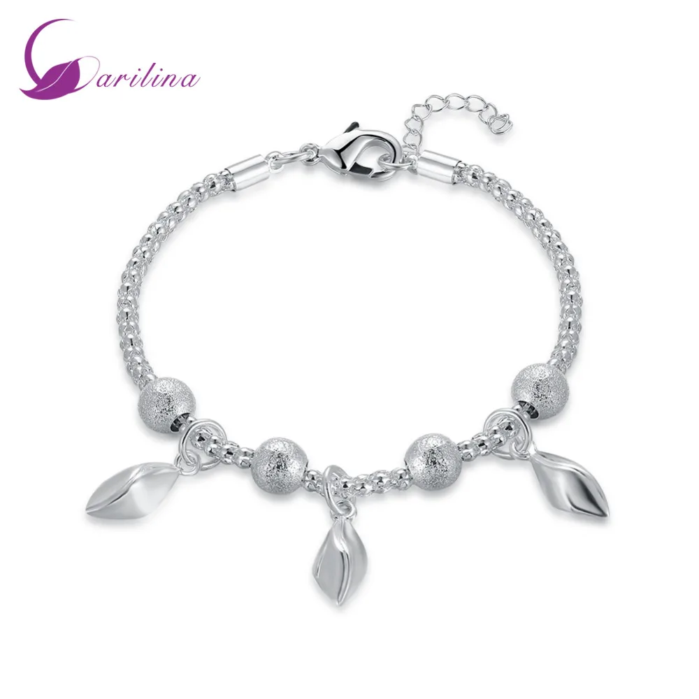 

Silver bracelet fashion trend bracelet sweet temperament beaded bracelet B2029