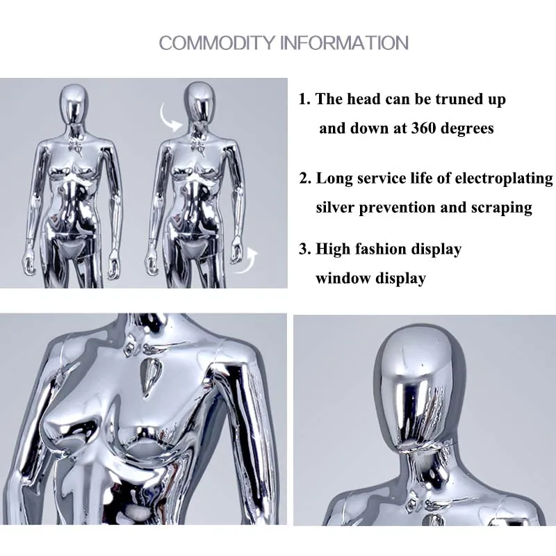Electroplated silver model 5