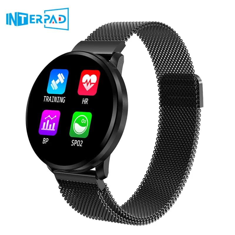

2019 Interpad IP67 Waterproo CF68 Smart Watch Men Blood Pressure Monitoring Multi Sport Modes Smartwatch Women Smart Band