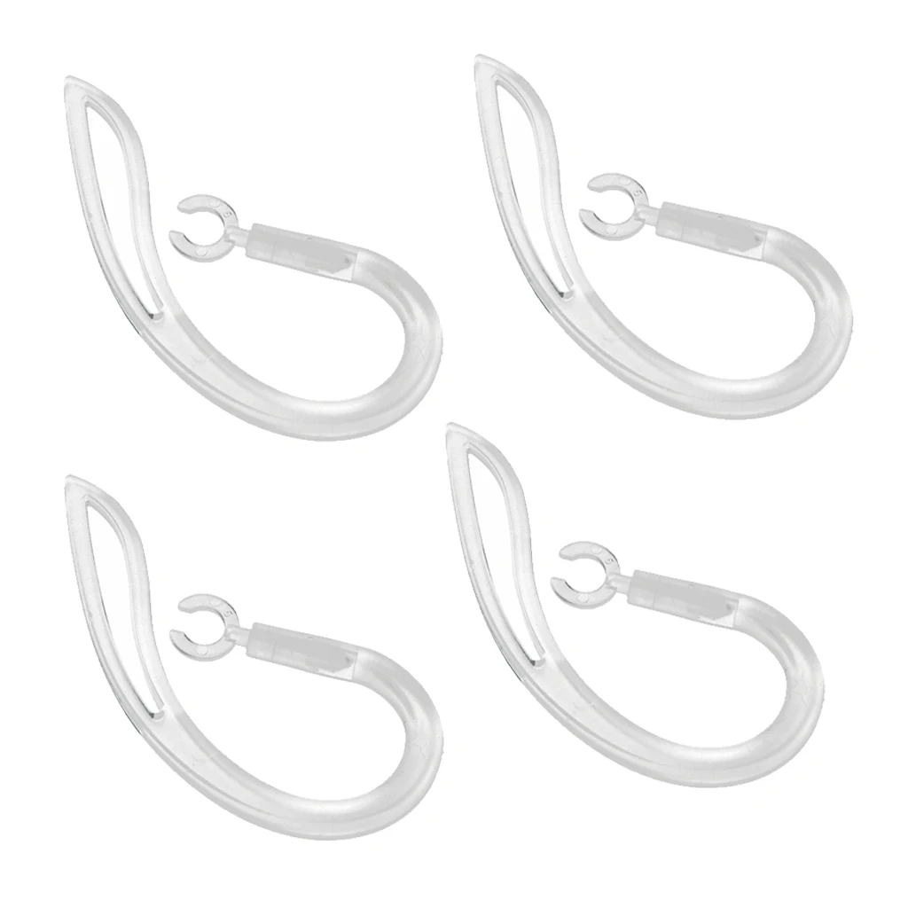 4X Silicone Clamp Earhook Ear Hook Loop Clip For Universal Bluetooth Headset 5.0mm