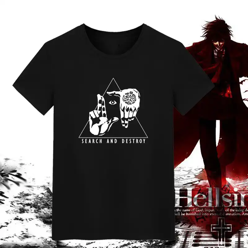 高qユニセックスアニメコスプレヘルシングアーカードserasビクトリア綿カジュアルtシャツtシャツtシャツ T Shirts Aliexpress
