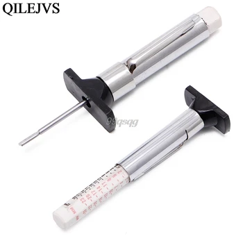 

Car Motor Bike Tyre Tread Depth Gauge Metric Standard Measures Tester 32nds 25mm Drop shipping