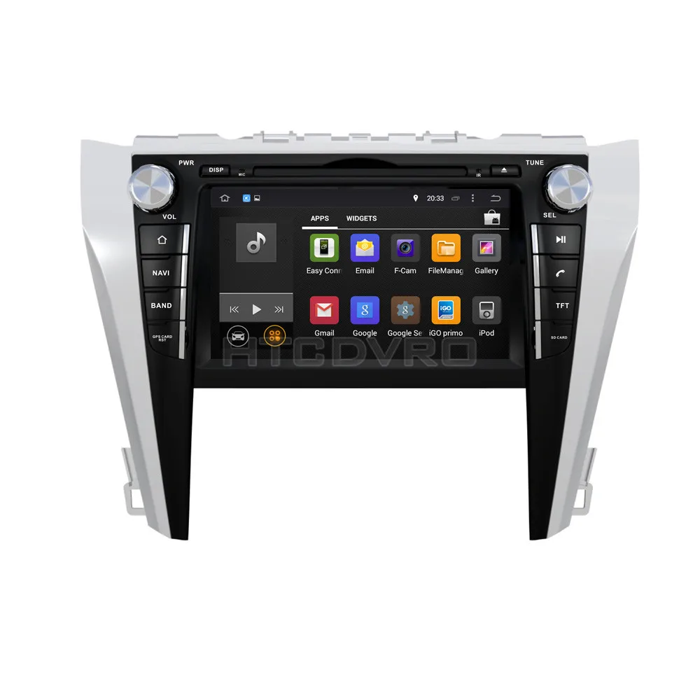 Best YMODVHT 8inch 4G Octa Core Android 9.0 7.1 Car DVD Player for Toyota Camry 2015- GPS Auto RDS Radio Audio Video Stereo 2