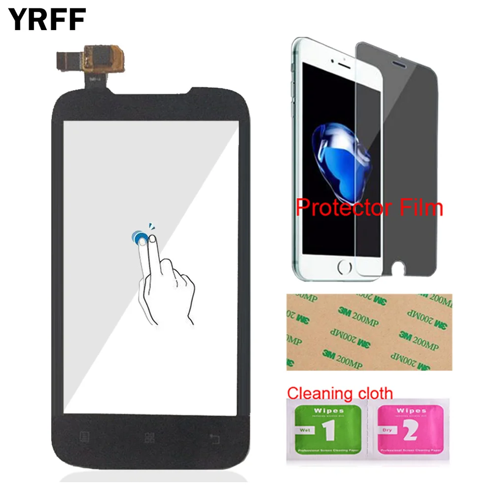 YRFF 4 0 ''телефон для Lenovo A369 A369i A 369 369i переднее стекло сенсорный экран дигитайзер