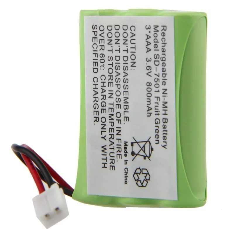 Ni-MH 800mAh 3,6 V сменная Беспроводная батарея для домашнего телефона Motorola SD-7501 V-Tech 89-1323-00-00 AT& T Lucent 27910