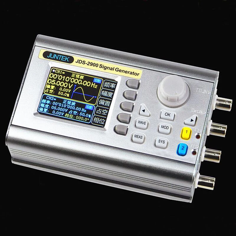 Генератор сигналов DDS JDS2900 15 МГц двухканальный счетчик частоты 100-240 В |