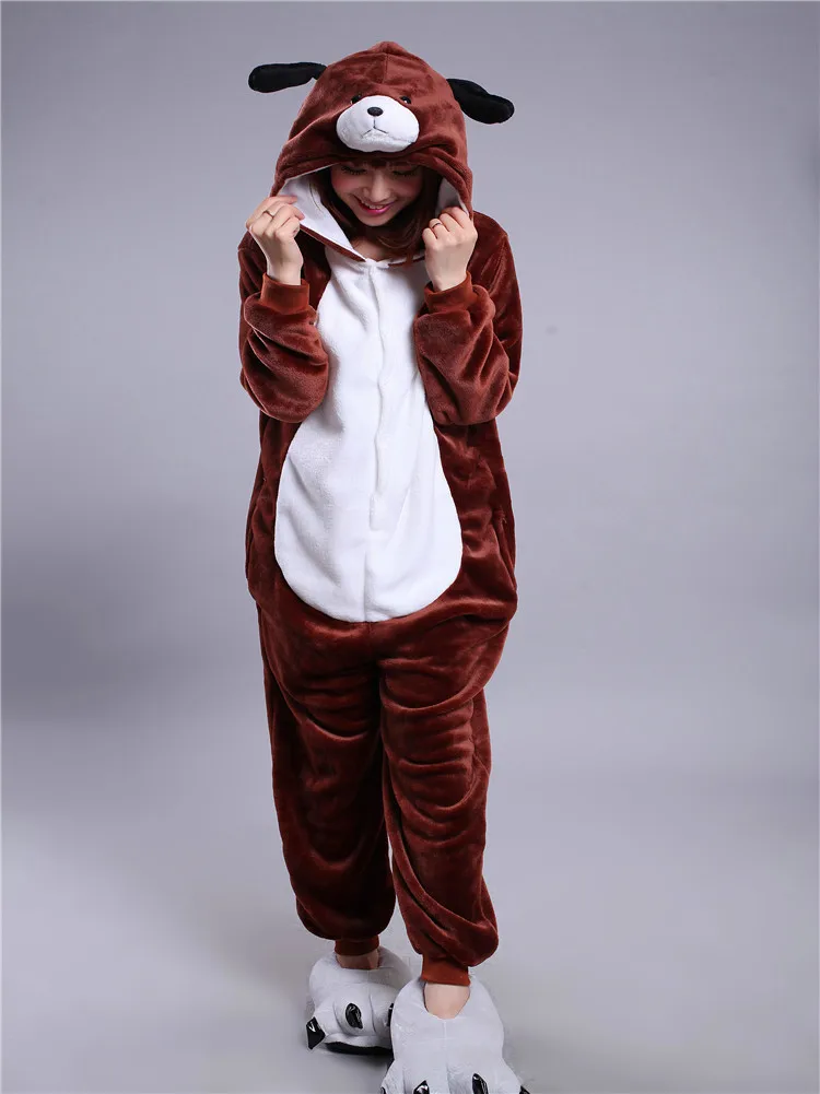 

Kigurumi New zodiac dog Pajamas Onesies Winter Kawaii Anime Hoodie Pyjamas Cosplay Adult Onesie Christmas Costume