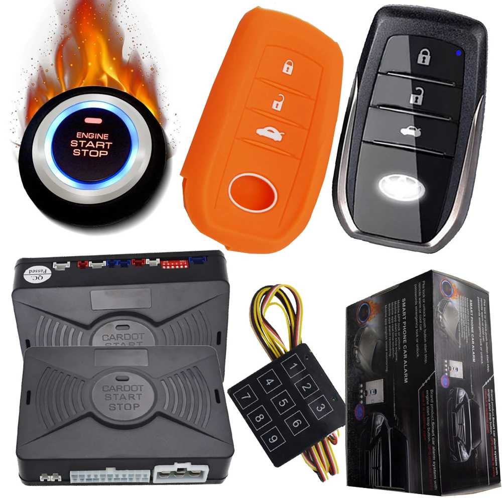 Buy rfid car alarm system is with smart key support