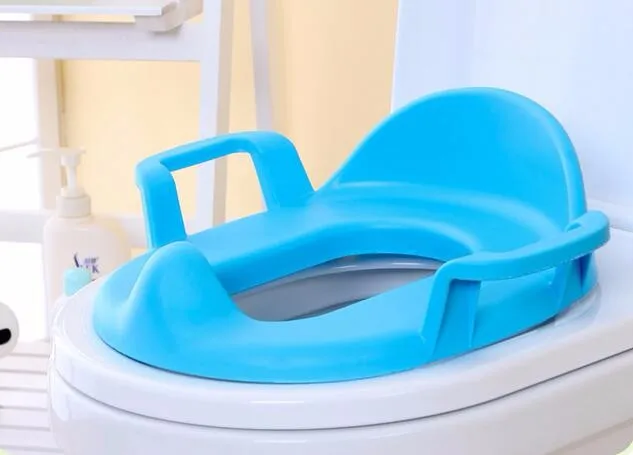 Soft Potty Seat For Toilets Removable Cushion Easy Cleaning With Grip Handles (2)