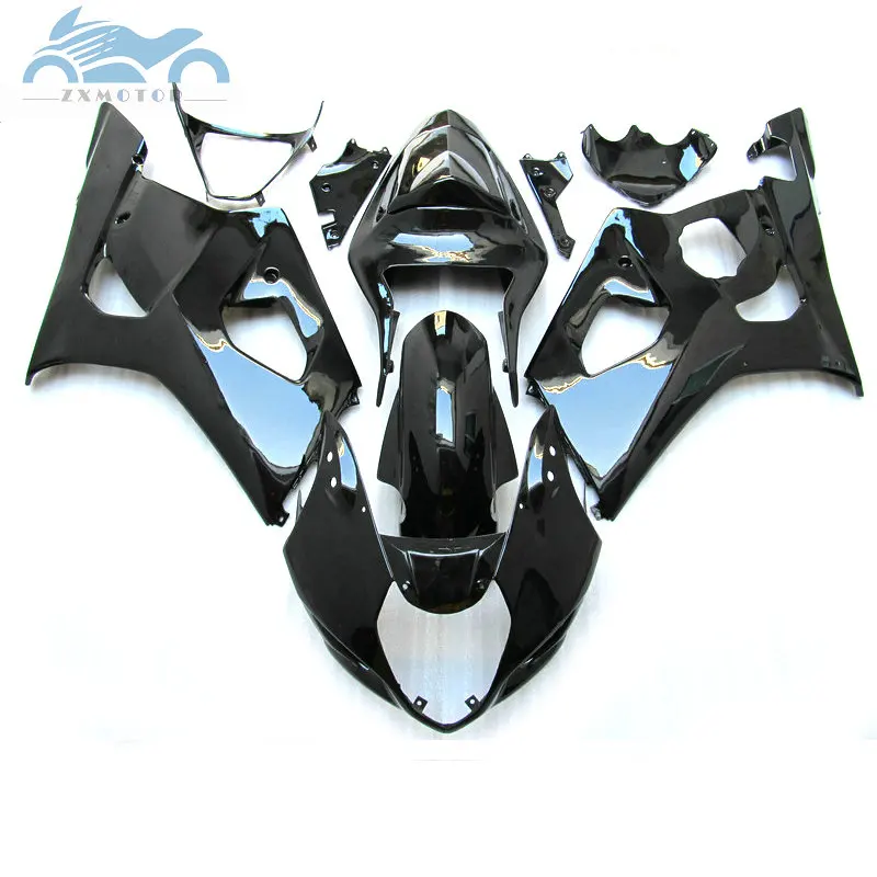 

Customized Fairing kits for SUZUKI 2003 2004 GSXR 1000 K3 road racing motorcycle fairings 03 04 GSXR 1000 full black bodywork