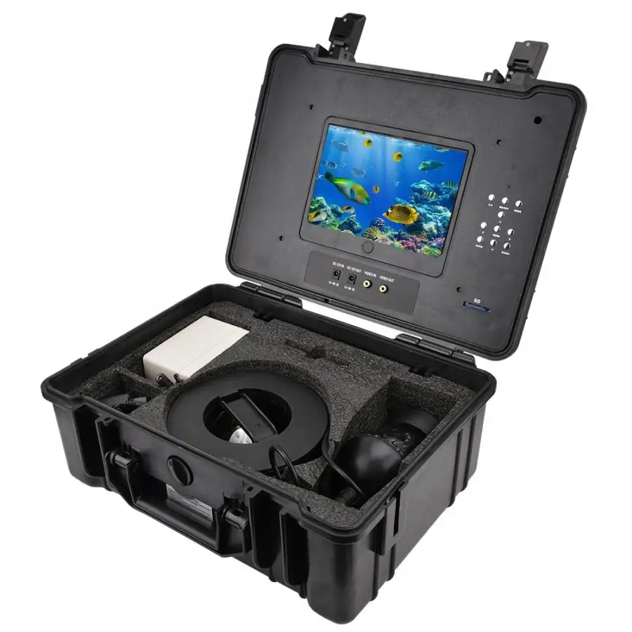 

underwater camera 7inch 360 Degree Rotating Underwater Fishing Video Camera Fish Finder With DVR underwater