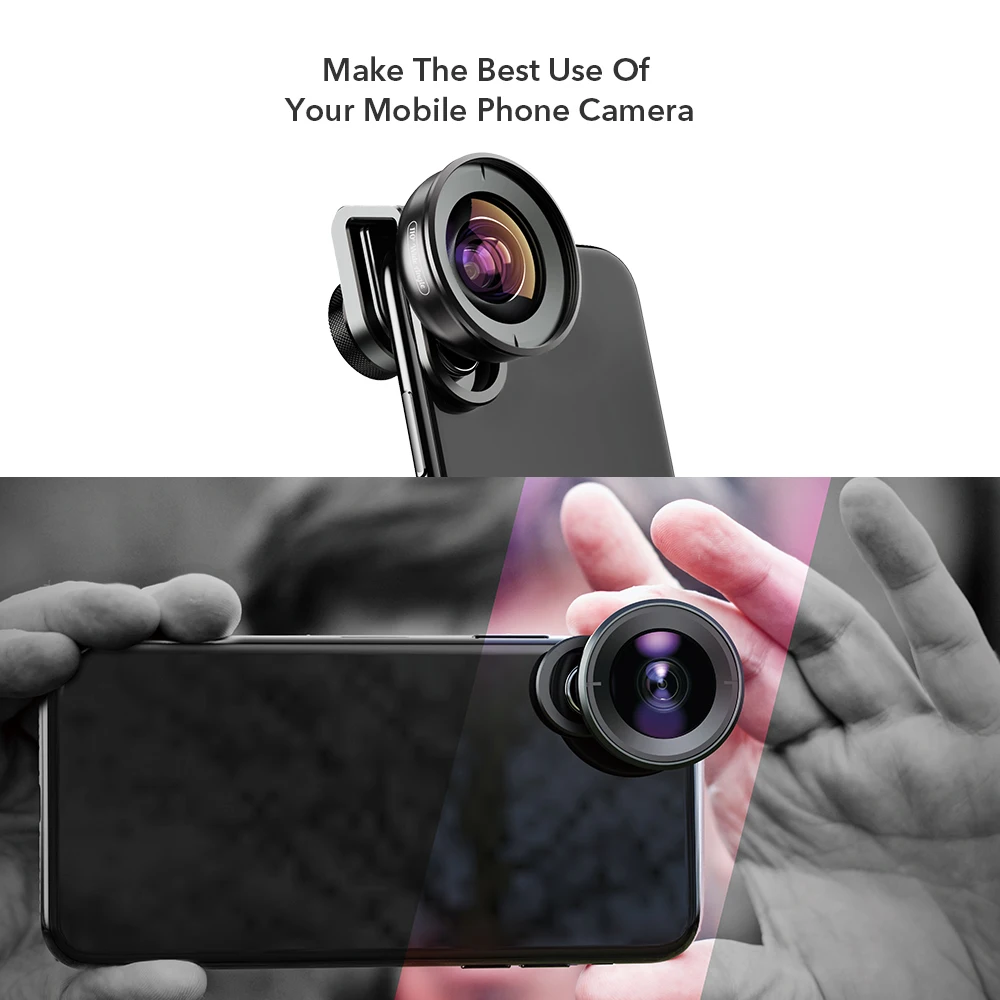 APEXEL 5в1 объектив для камеры телефона HD 110 градусов широкоугольный двойной