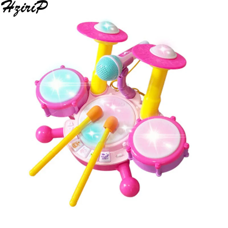 

HziriP Drum Cool Music Early Education Percussion Set ABS Toy Manual Brain Infant Playing Type Toys Plastic Children Gifts