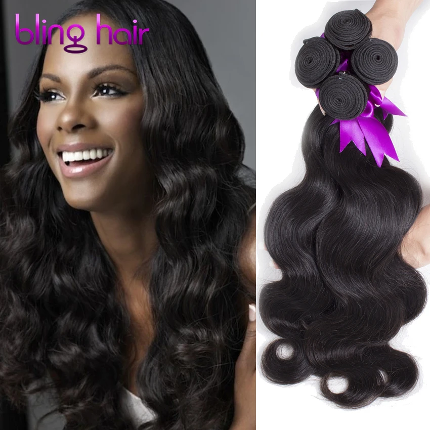 Beauty Modern Diva Indian Virgin Hair Body Wave Weave 4 Bundles