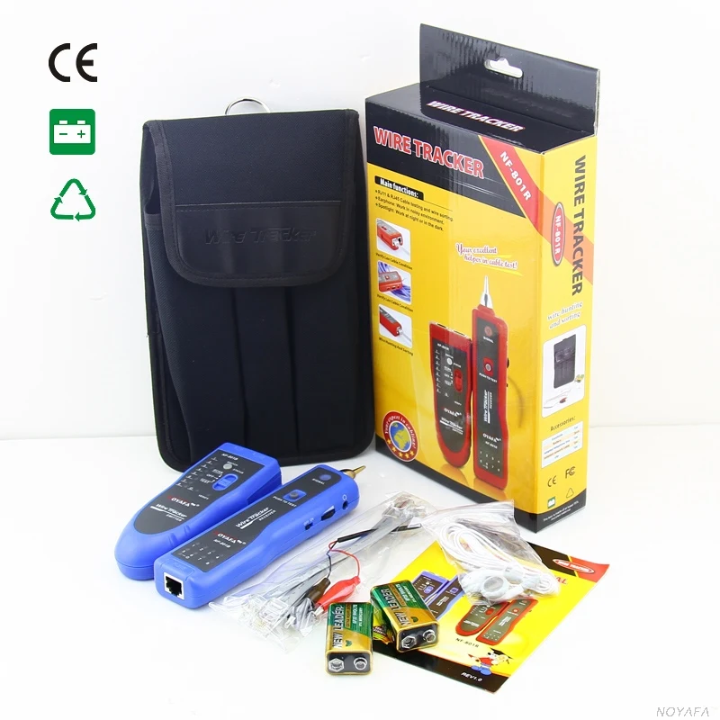 NF-801 синий цвет RJ45 RJ11 USB Network Tool Kit кабель Ethernet тестер кабеля locator NF_801