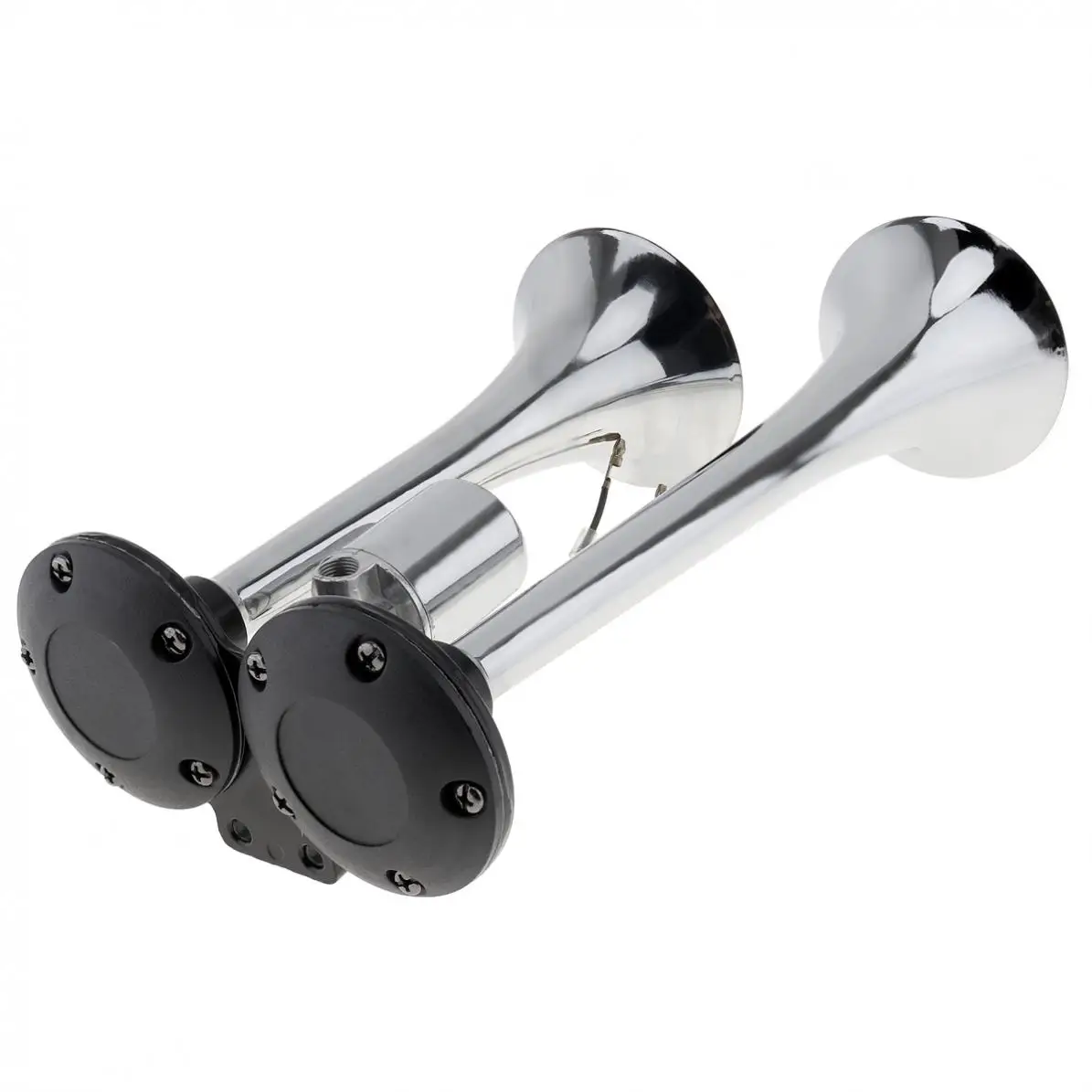 12V/24V 110-135db Super Loud Dual Car Trumpet Train Powerful Air Horn For Boat Train Car Vehicle No Compressor