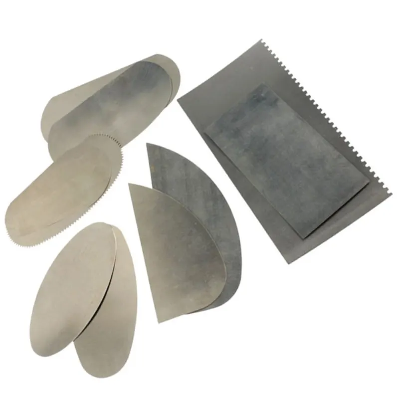 

10PCS Pottery Clay Steel Scraper for Polymer Clay Scraper Pottery Tools Steel Cutter Ceramic Tools Steel Serrated Scraper