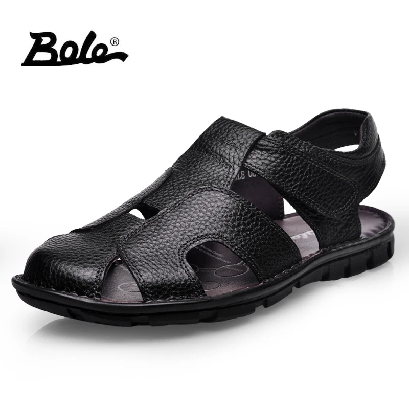 

Brand Fashion Comfortable Light Mens Beach Sandals High Quality Outdoor Summer Breathable Outdoor Leather Casual Men Sandals