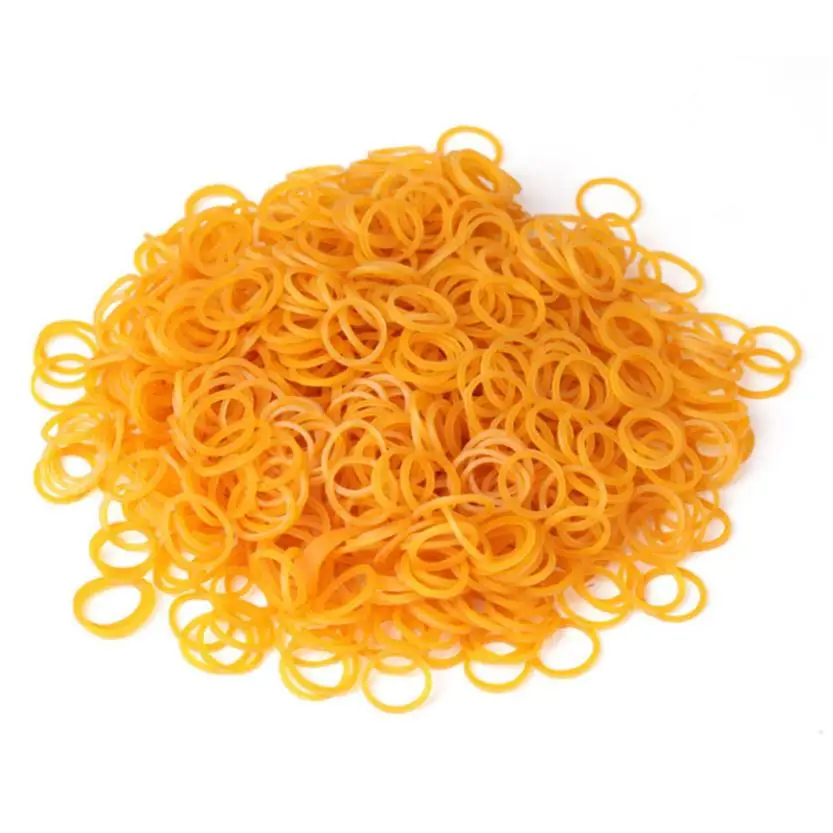 

High quality Natural rubber 1000pcs/Pack Rubber Bands Stationery High Quanlity Rubber Band psw0705