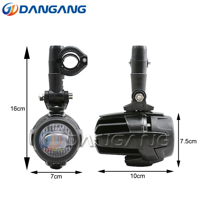 2 шт., универсальное светодиодное освещение мотоцикла, противотуманный прожектор, фара для D ucati H onda B MW K awasaki y amaha s uzuki