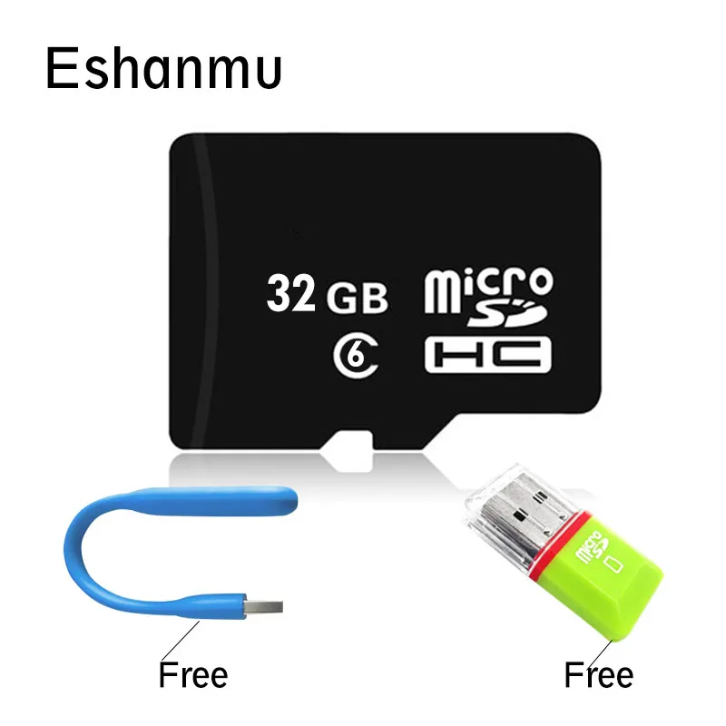 Eshanmu Class 6 Micro SD Card 16GB Memory Card Mini SD Card C6 4GB 8GB