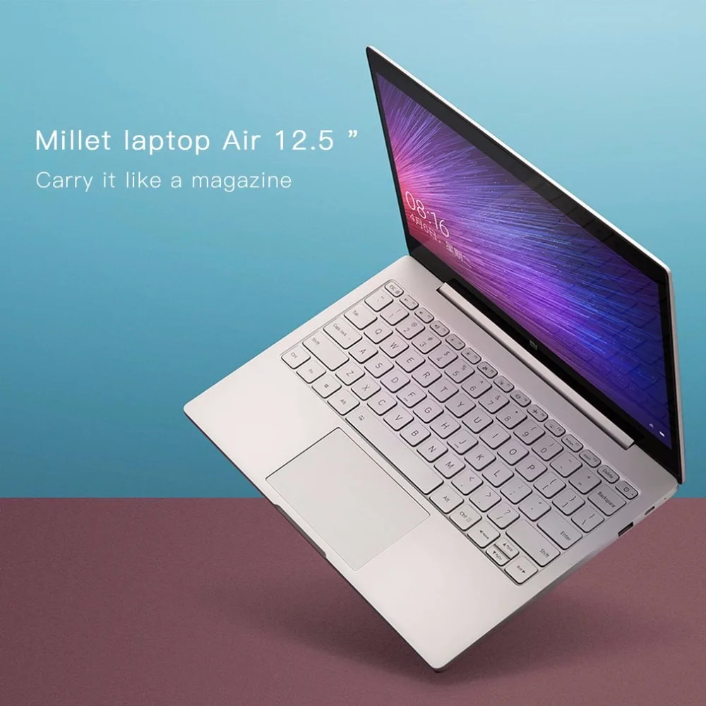 

Xiaomi Laptop Notebook Air HD 12.5 inch Intel CoreM-7Y30 Dual Core 4GB RAM 128GB SSD for Windows10 with M3 Processor