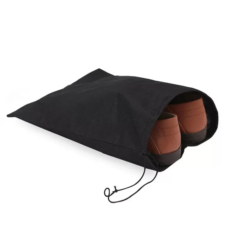 

5pcs Portable Useful Shoes Bag Travel Storage Pouch Drawstring Dust Bags Non-woven Shoes bag Container Carry Sack