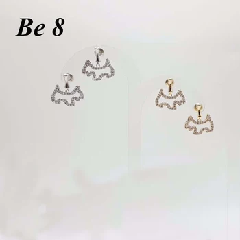 

Be8 Brand Simple Style Dog Shape AAA+ CZ Stud Earrings Beautiful Gold Color Jewelry Accessories For Women Party Gifts 2017 E-314