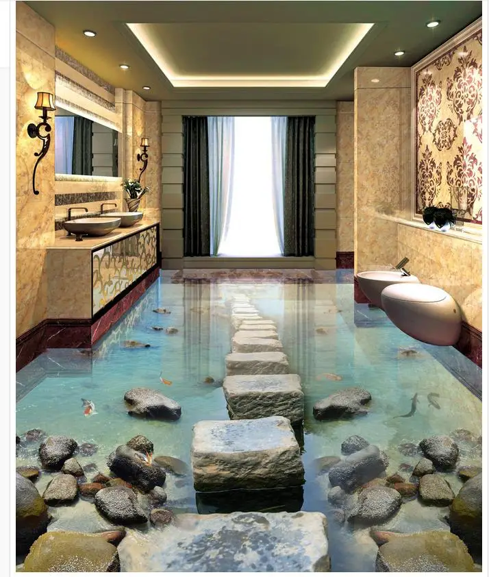 Minimalist 3D Floor for Small Space
