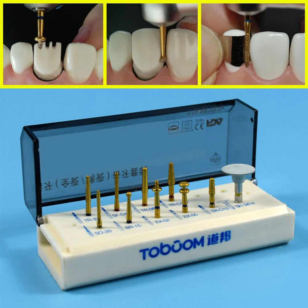 1 set Dental Porcelain Veneer System Kit for Posterior Ceramic Zirconia